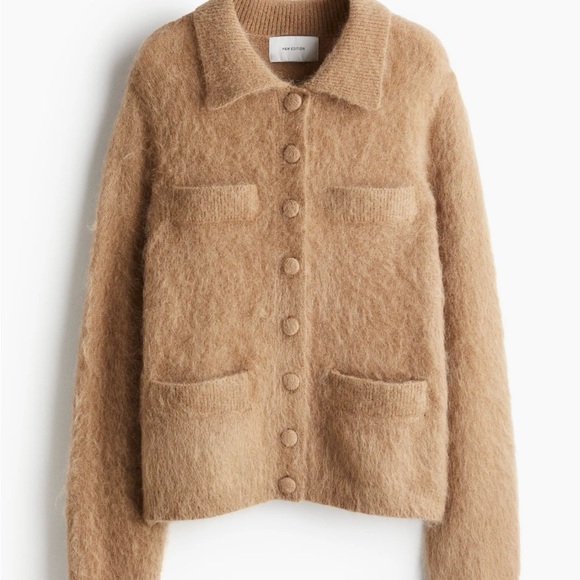 H&M Mohair Blend Buttoned Cardigan - Picture 2 of 6